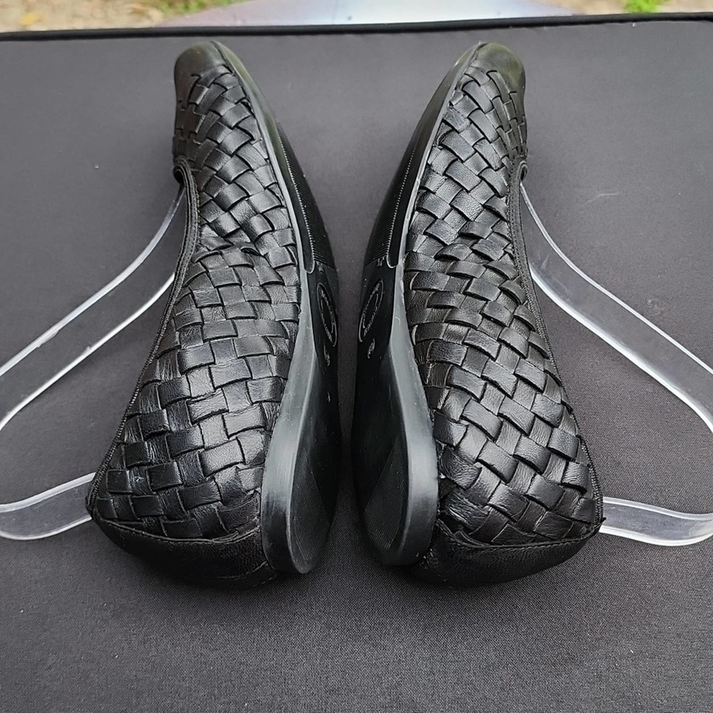 ROBERT ZUR LEATHER WOVEN CUTE  FLATS SIZE 40 IN GUC - Picture 7 of 16